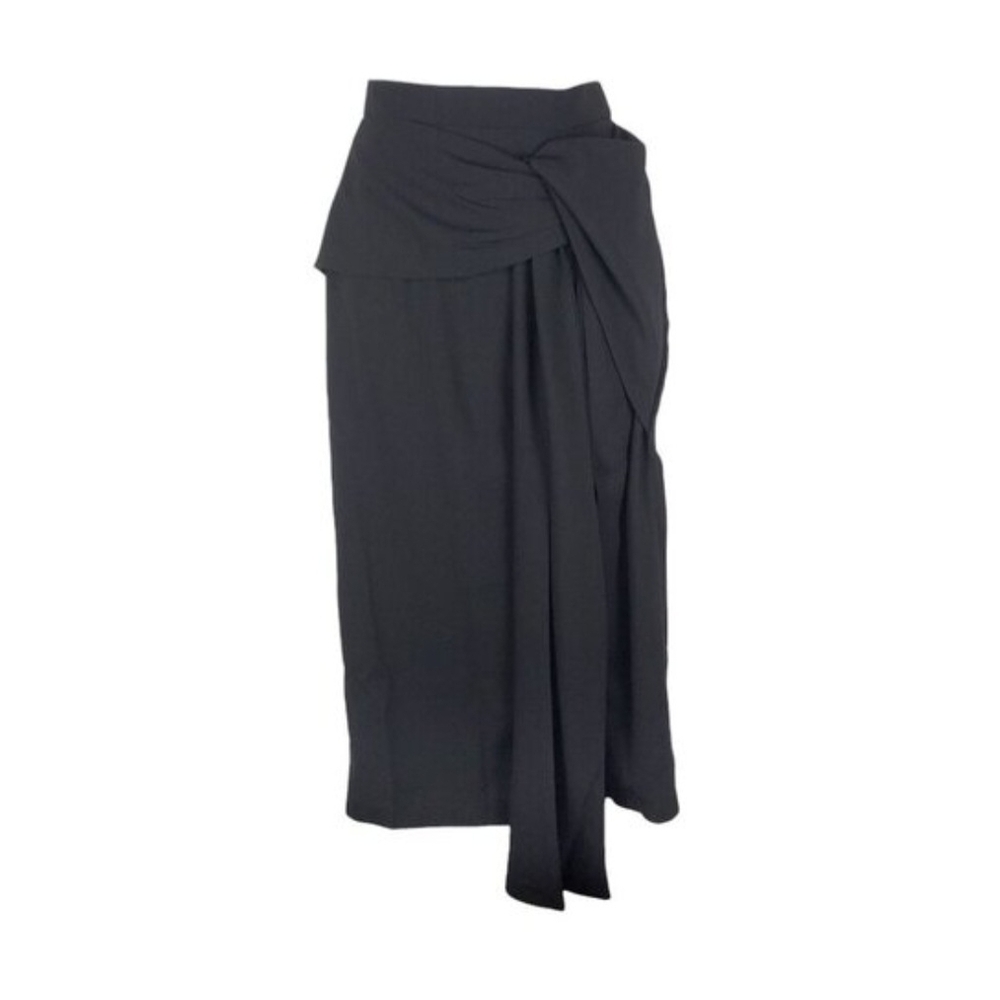 Chic Asymmetrical Black Skirt